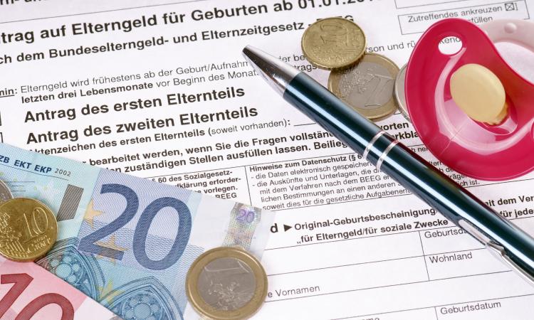 Формуляр на батьківські гроші в Німеччині