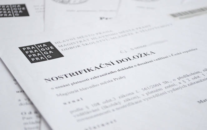 Нострифікація диплому в чехії