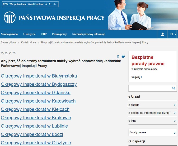inspekcja pracy w polsce