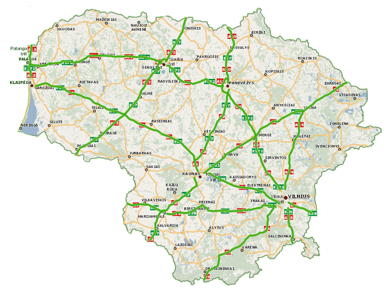 Платні дороги Литви